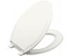 Kohler Rutledge K-4734-0 White Quiet-Close Elongated Toilet Seat with Quick-Release Functionality
