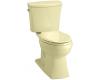 Kohler Kelston K-11452-Y2 Sunlight Comfort Height Elongated Toilet with Cachet Toilet Seat and Left-Hand Trip Lever
