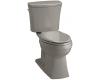 Kohler Kelston K-11453-K4 Cashmere Comfort Height 1.28 Elongated Toilet with Cachet Toilet Seat and Left-Hand Trip Lever