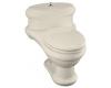 Kohler Revival K-3360-47 Almond One-Piece Elongated Toilet with Toilet Seat and Polished Chrome Lift Knob and Hinges