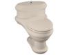 Kohler Revival K-3360-55 Innocent Blush One-Piece Elongated Toilet with Toilet Seat and Polished Chrome Lift Knob and Hinges