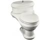 Kohler Revival K-3360-AF-95 Ice Grey One-Piece Elongated Toilet with Toilet Seat and French Gold Lift Knob and Hinges