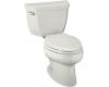 Kohler Wellworth K-3422-RA-0 White Elongated Toilet with Right-Hand Trip Lever