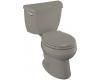 Kohler Wellworth K-3423-K4 Cashmere Round-Front Toilet with Left-Hand Trip Lever