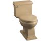 Kohler Memoirs Classic K-3451-33 Mexican Sand Comfort Height Elongated Toilet with Toilet Seat and Left-Hand Trip Lever
