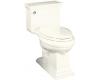 Kohler Memoirs Stately K-3453-96 Biscuit Comfort Height Elongated Toilet with Toilet Seat and Left-Hand Trip Lever