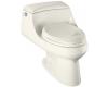 Kohler San Raphael K-3466-96 Biscuit One-Piece Elongated Toilet with Concealed Trapway, Toilet Seat and Left-Hand Trip Lever