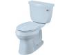Kohler Cimarron K-3496-RA-6 Skylight Comfort Height Two-Piece Elongated Toilet with Right-Hand Trip Lever