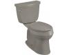 Kohler Cimarron K-3496-T-K4 Cashmere Comfort Height Two-Piece Elongated Toilet with Tank Cover Locks and Left-Hand Trip Lever