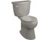 Kohler Cimarron K-3497-K4 Cashmere Comfort Height Two-Piece Round-Front Toilet with Left-Hand Trip Lever