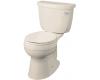 Kohler Cimarron K-3497-RA-55 Innocent Blush Comfort Height Two-Piece Round-Front Toilet with Right-Hand Trip Lever