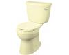 Kohler Cimarron K-3497-RA-Y2 Sunlight Comfort Height Two-Piece Round-Front Toilet with Right-Hand Trip Lever