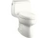 Kohler Gabrielle K-3513-0 White Comfort Height One-Piece Elongated Toilet with Toilet Seat and Left-Hand Trip Lever