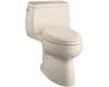 Kohler Gabrielle K-3513-55 Innocent Blush Comfort Height One-Piece Elongated Toilet with Toilet Seat and Left-Hand Trip Lever