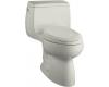 Kohler Gabrielle K-3513-95 Ice Grey Comfort Height One-Piece Elongated Toilet with Toilet Seat and Left-Hand Trip Lever