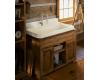 Kohler Harborview K-6607-3-47 Almond Self-Rimming or Wall-Mount Utility Sink with Three-Hole Faucet Drilling on Center Deck of Sink
