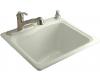 Kohler River Falls K-6657-2-NG Tea Green Self-Rimming Sink with Two-Hole Faucet Drilling