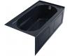 Kohler Devonshire K-1357-HR-52 Navy 5' Whirlpool Bath Tub with Integral Apron, Heater and Right-Hand Drain
