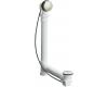 Kohler K-7213-BN Vibrant Brushed Nickel Clearflo Cable Bath Drain with PVC Tubing