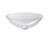 Kraus GV-100 Crystal Clear Glass Vessel Bathroom Sink