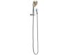 Moen 3836CP Asceri Chrome/Polished Brass 4-Function Handheld Shower with Wall Bracket