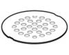 Moen 101663WR Wrought Iron 4-1/4" Snap-In Shower Drain Cover
