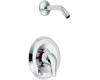 Moen TL102 Chateau Chrome Posi-Temp Shower Trim Kit with Lever Handle
