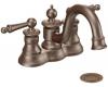 Moen S412ORB Waterhill Oil Rubbed Bronze 4" Centerset Faucet with Pop-Up