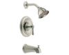 Moen T2113AN Kingsley Antique Nickel Posi-Temp Tub & Shower Trim Kit with Lever Handle