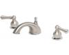 Price Pfister Georgetown 49-BCXK_HHL-BCMK Satin Nickel/Chrome 8-15" Wideset Bath Faucet with Pop-Up