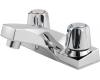 Pfister 143-6000 Pfirst Series Chrome Two Handle Centerset Lavatory Faucet with Pop-Up