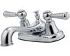 Pfister G148-5000 Pfirst SeriesChrome Two Handle Centerset Lavatory Faucet with 50/50 Pop-Up