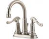 Pfister GT43-YP0K Ashfield Brushed Nickel Two Handle Centerset Lavatory Faucet with Pop-Up