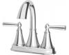 Pfister T48-GL0C Saxton Chrome Two Handle Centerset Lavatory Faucet with Pop-Up