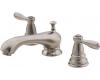 Pfister T49-PK00 Portland Brushed Nickel 8-15" Widespread Bath Faucet with Pop-Up