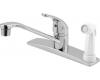 Pfister 134-3444 Pfirst Series Chrome Single Handle Pull-Out Kitchen Faucet