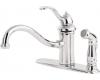 Pfister GT34-3TCC Marielle Chrome Single Handle Kitchen Faucet with Spray