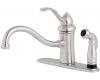 Pfister GT34-3TYY Marielle Tuscan Bronze Single Handle Kitchen Faucet with Spray