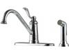 Pfister GT34-4PC0 Portland Chrome Single Handle Kitchen Faucet with Spray
