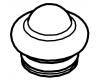 Pfister 941-044J Brushed Nickel Part - BUTTON O-RING BN