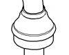 Pfister 962-360S Stainless Steel Part - SPOUT NUT HIARC SS