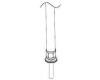 Pfister 951-027S Stainless Steel Part - HOSE SIDESPRAY SS