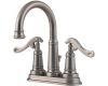 Pfister T43-YP0E Ashfield Rustic Pewter 4" Centerset Bath Faucet with Pop-Up