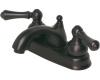 Price Pfister Georgetown T48-B0XZ-HHS-BLBZ Oil Rubbed Bronze 4" Centerset Bath Faucet with Pop-Up & Handles