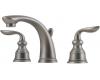 Pfister T49-CB0E Avalon Rustic Pewter 8-15" Widespread Bath Faucet with Pop-Up & Lever Handles