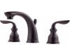 Pfister T49-CB0Y Avalon Tuscan Bronze 8-15" Widespread Bath Faucet with Pop-Up & Lever Handles