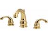 Price Pfister Treviso T49-DP00 Polished Brass 8-15" Widespread Bath Faucet with Pop-Up & Lever Handles