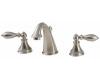 Pfister T49-E0BK Catalina Satin Nickel 8-15" Widespread Bath Faucet with Pop-Up