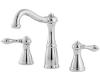 Pfister T49-M0BC Marielle Polished Chrome 8-15" Widespread Bath Faucet with Pop-Up & Lever Handles