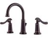 Pfister T49-YP0Y Ashfield Tuscan Bronze 8-15" Widespread Bath Faucet with Pop-Up & Lever Handles